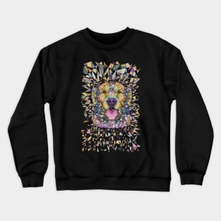 rainbow dog Crewneck Sweatshirt